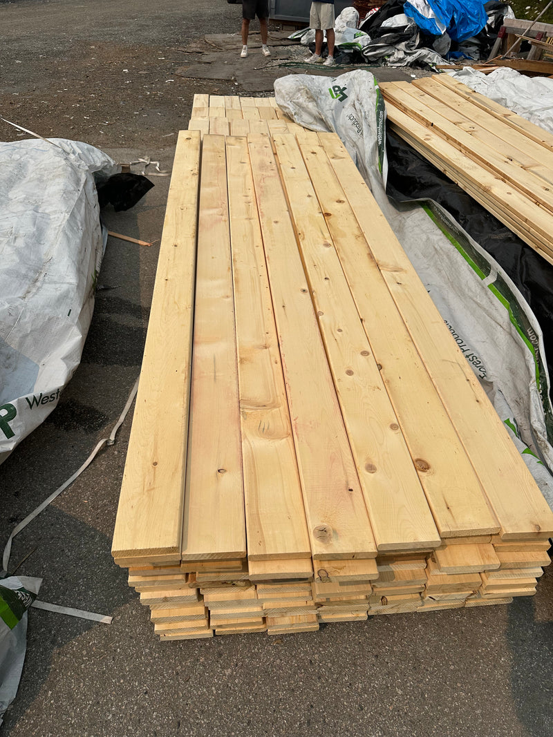 Yellow Cedar 5/4x6 Decking Rounded Edge